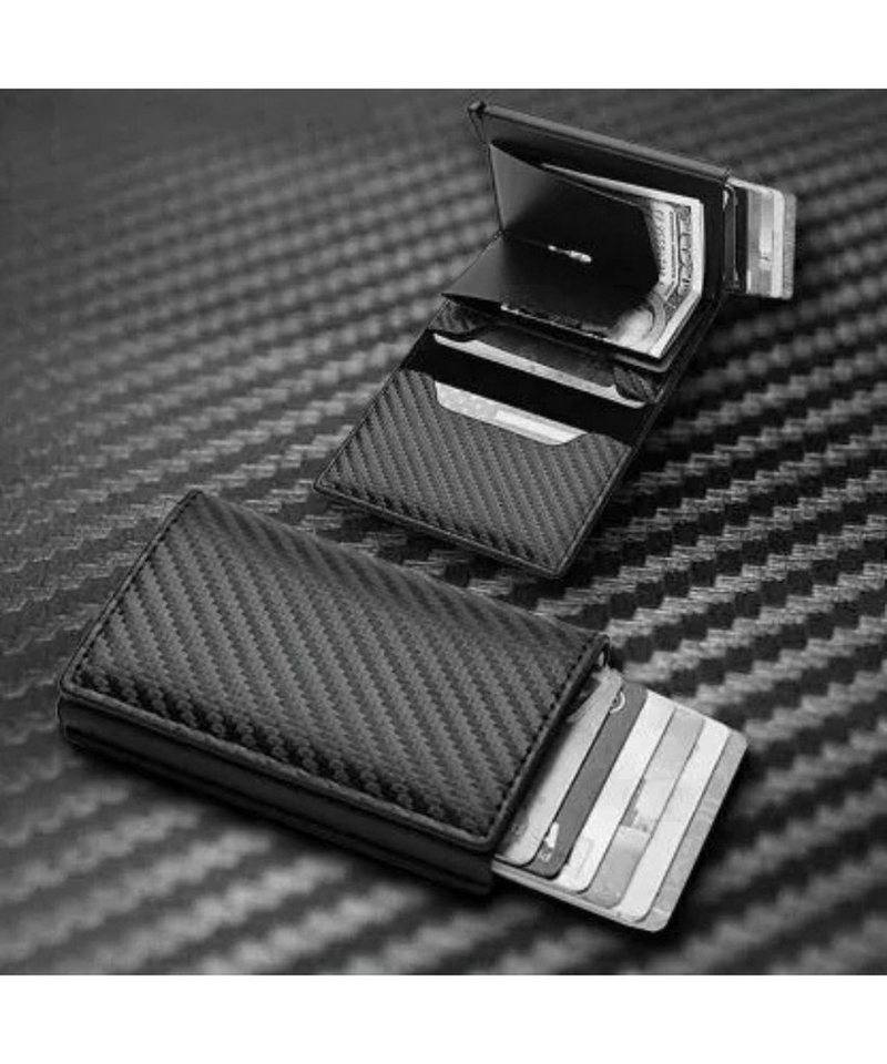 Kartenetui Minimalistisches schwarzes Multifunktions-Kartenetui Geschenk (Packung, 1-tlg., wallet), Hergestellt aus hochwertiger Kohlenstofffaser. von OTTO