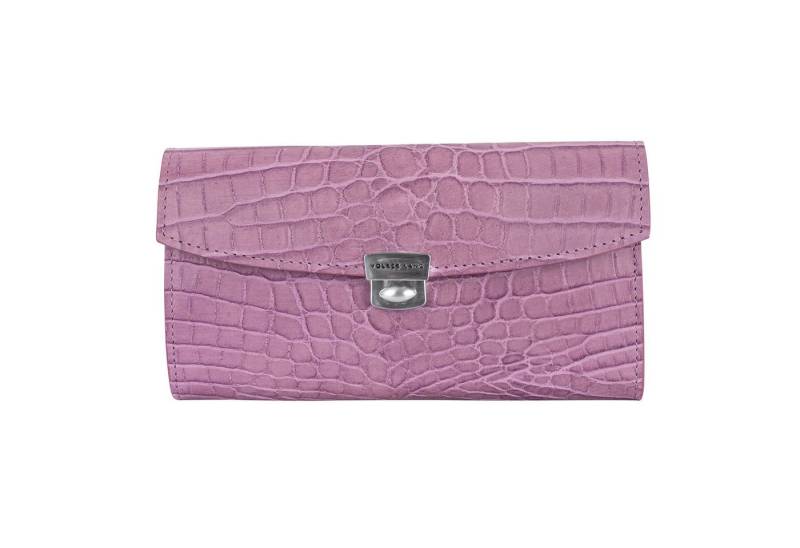 VOLKER LANG Kellnerbörse YEN - Kleine Kellnerbörse aus Leder mit Kartenfächern, Schein- und von VOLKER LANG