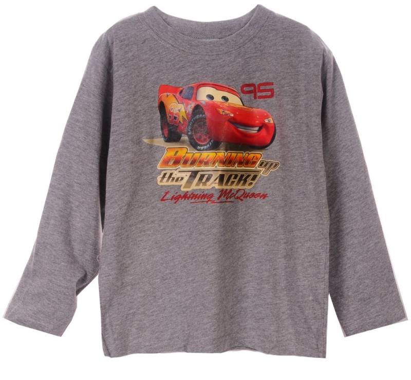 Langarmshirt Kinder Langarmshirt Longsleeve T-Shirt Shirt in Grau 110 116 122 128 von OTTO