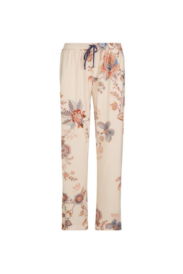 Loungehose Belin Long Trousers Cece Fiore White M von OTTO