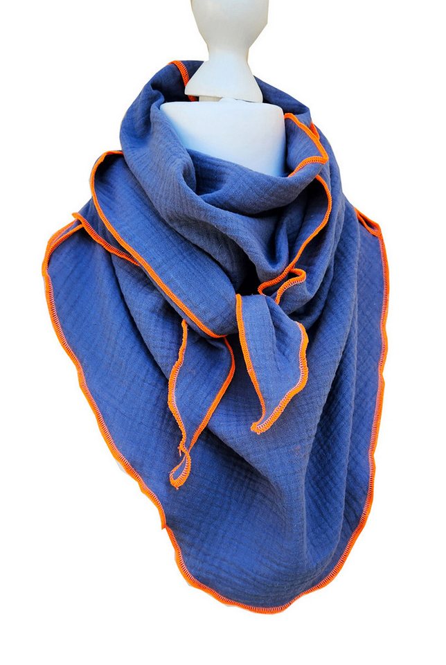 Modetuch Handmade Musselintuch Unifarben Musselin Schal von OTTO
