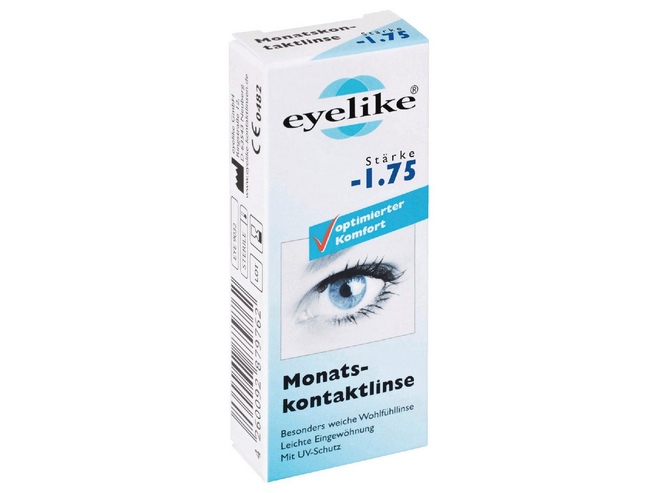 Monatslinsen Eyelike Monatskontaktlinse Stärke -1,75 1er Pack von OTTO