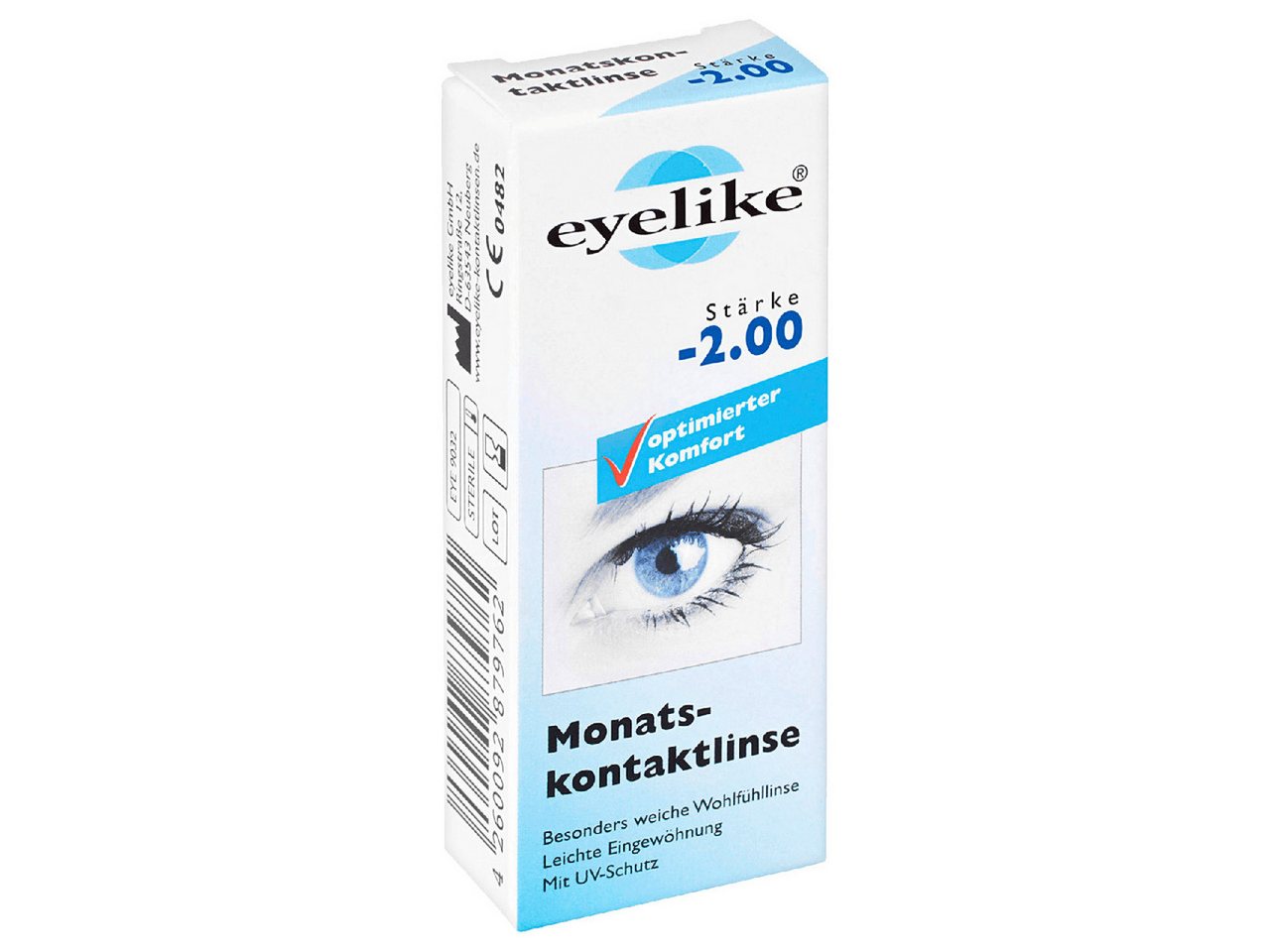 Monatslinsen Eyelike Monatskontaktlinse Stärke -2,0 1er Pack von OTTO