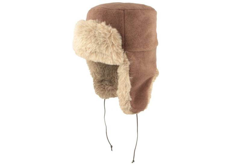 MtM Fleecemütze warme Fleece Fliegermütze mit Webpelz-Besatz & Ohrenschutz von MtM