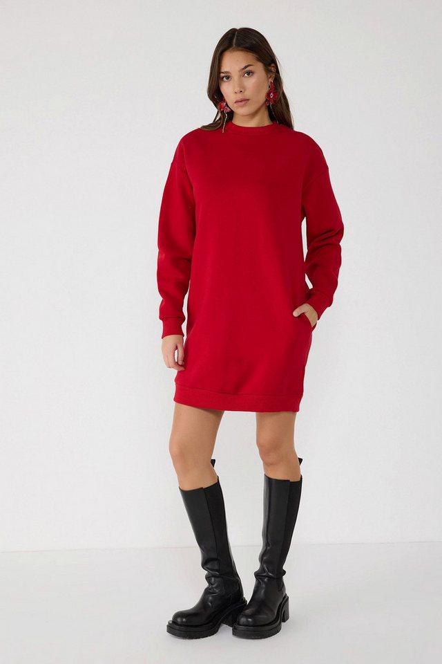 No Matter What Minikleid Baumwoll-Sweatshirt-Kleid Tunika von No Matter What