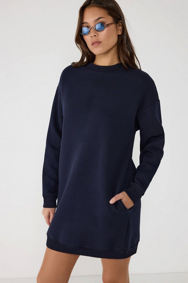 No Matter What Minikleid Baumwoll-Sweatshirt-Kleid Tunika von No Matter What