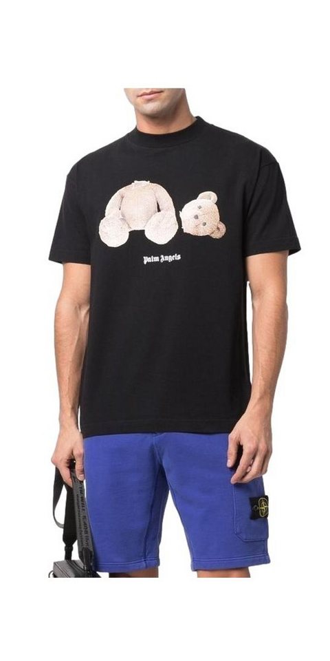 PALM ANGELS Print-Shirt Palm Angels Bear Print T-Shirt Schwarz Herren von PALM ANGELS