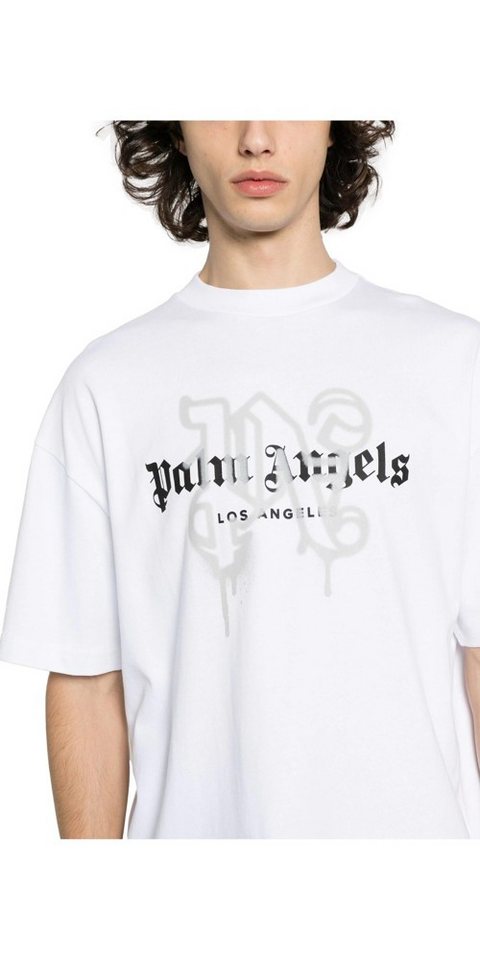 PALM ANGELS Print-Shirt Palm Angels Los Angeles Monogram Print T-Shirt Weiß Herren PALM ANGELS Print-Shirt Palm Angels Los Angeles Monogram Print T-Shirt Weiß Herren von PALM ANGELS