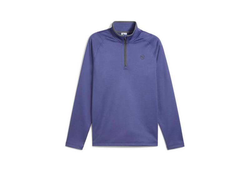 PUMA Longsweatshirt Puma Layer Waffle Fleece 1/4-Zip Violett Herren UK M von PUMA