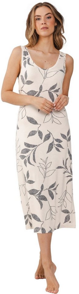 Pastunette Nachthemd Damen Schlafshirt lang ohne Arm (1-tlg) Modisches Design von Pastunette
