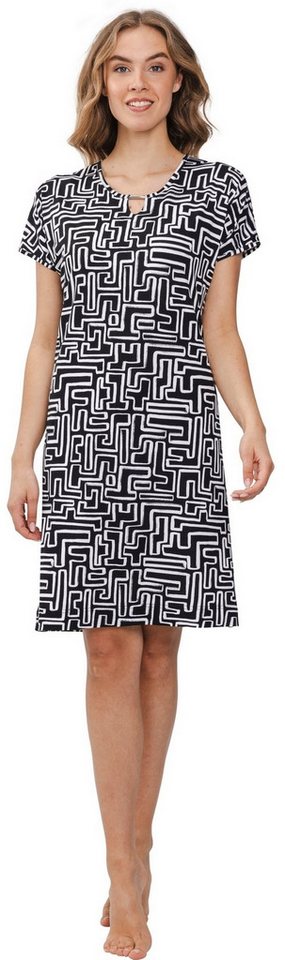 Pastunette Sommerkleid Damen Strandkleid (1-tlg) grafisches Design von Pastunette