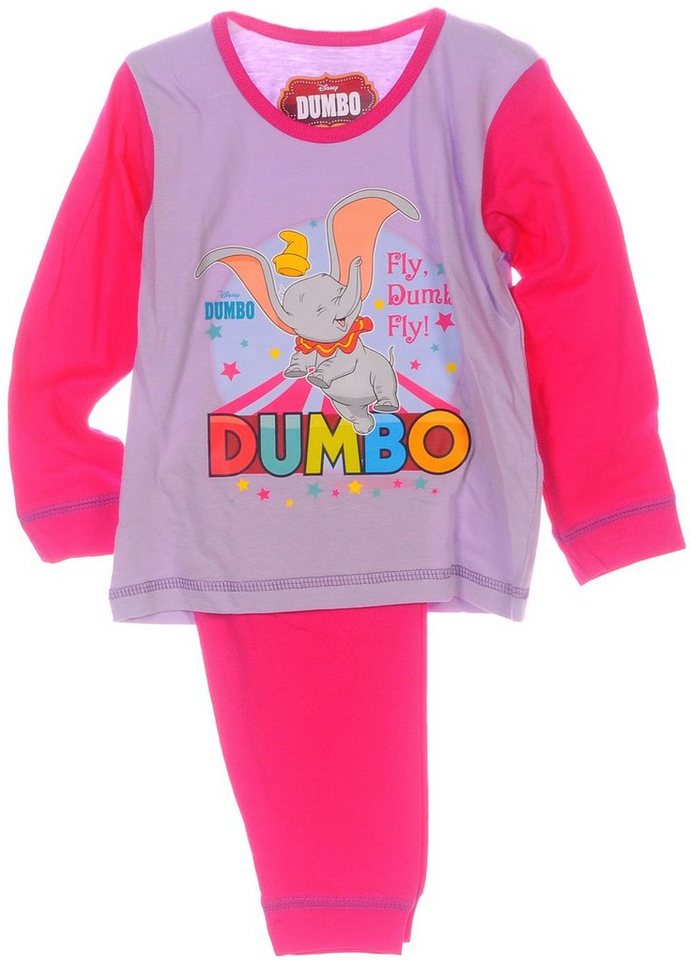 Pyjama Pyjama für Kinder Schlafanzug Hose Langarmshirt 86 92 98 104 110 mit Print von OTTO