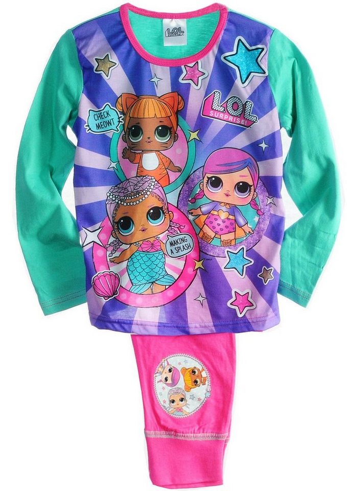 Pyjama Schlafanzug Kinder Hose Langarmsihrt 98 104 110 von OTTO