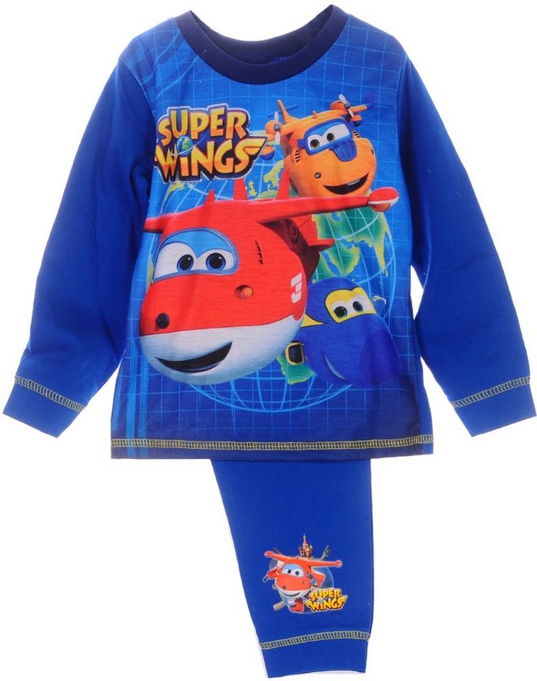 Pyjama Schlafanzug für Kinder Hose Langarmshirt 80 86 92 98 von OTTO