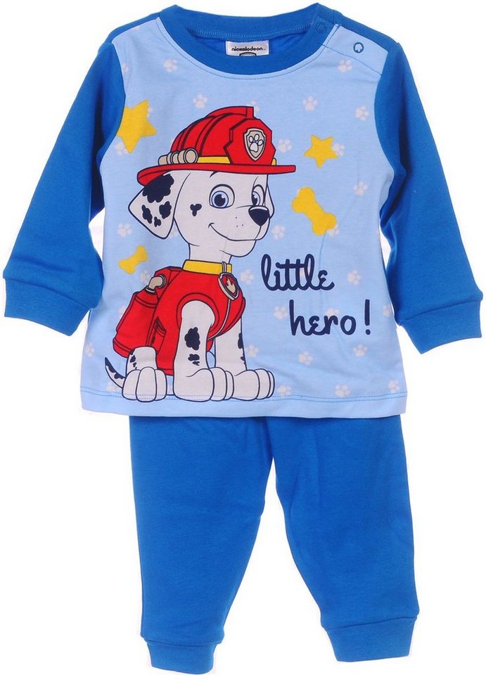 Pyjama Schlafanzug für Kinder Hose Langarmsihrt 86 92 98 104 110 von OTTO