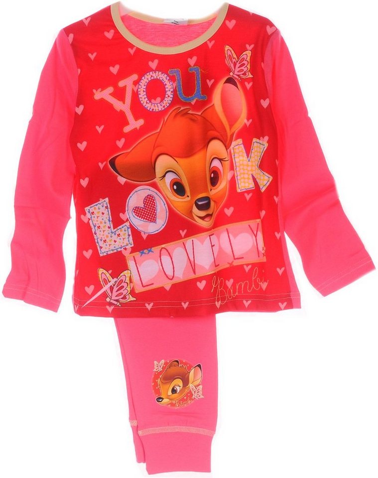 Pyjama Schlafanzug für Kinder Hose Langarmsihrt 98 104 110 von OTTO