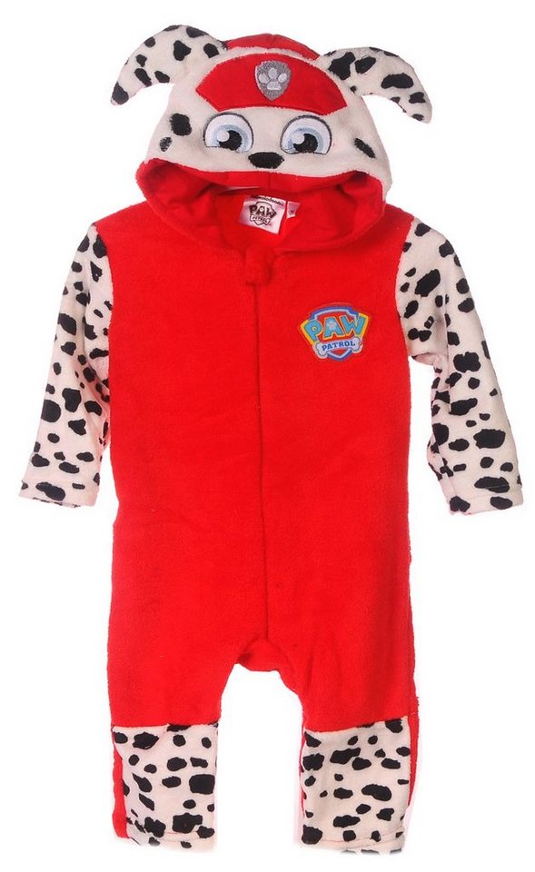 Pyjama Strampler Schlafanzug Overall Einteiler Pyjama als Hund in Rot Kostüm von OTTO