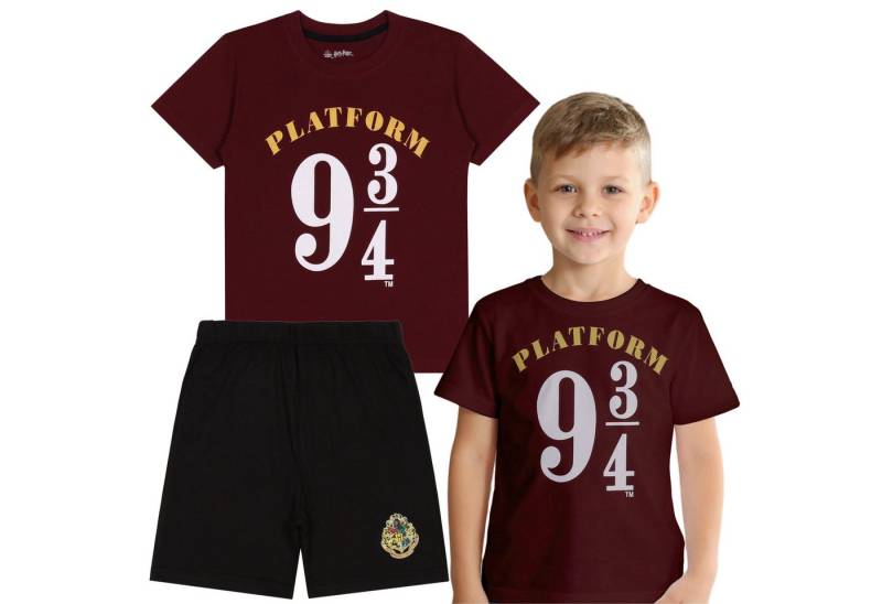 Sarcia.eu Pyjama Harry Potter Plattform 9 3/4 Pyjama burgunderrot und schwarz, 158 cm von Sarcia.eu