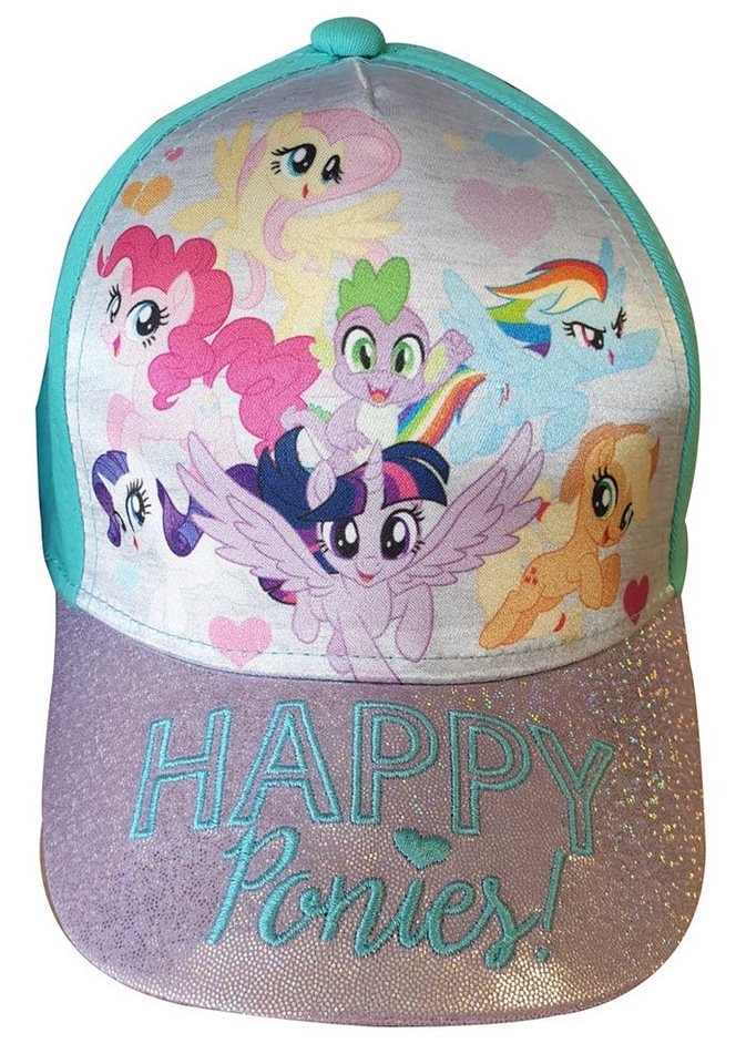 Schirmmütze My Little Pony Kinder Glitzer-Kappe Happy Ponies! von OTTO