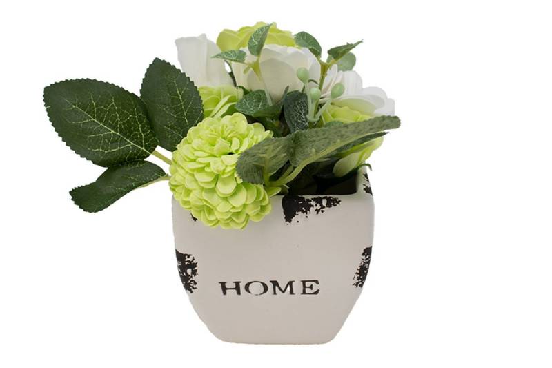 Seifen-Set Seifenblumen in Blumenvase Pastel Grün von OTTO