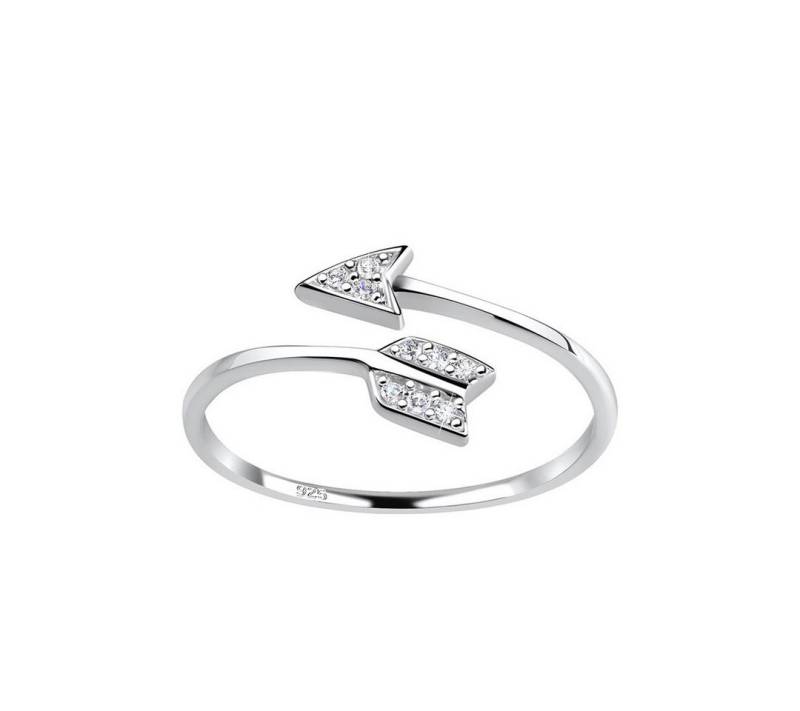 Order & Smile Schmuck Silberring Ring „Liebespfeil“: Offener Ring Silber 925 von Order & Smile Schmuck