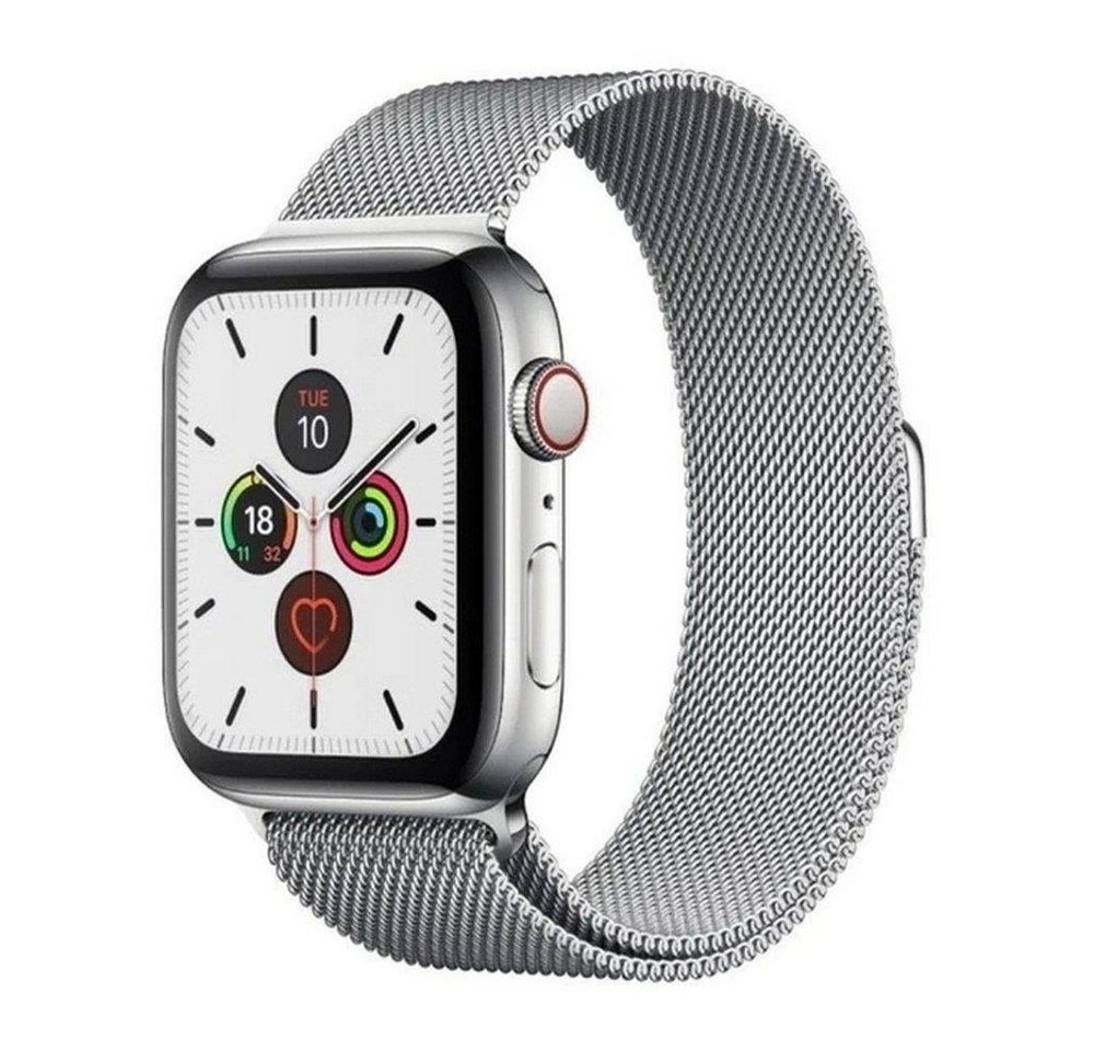Smartwatch-Armband Magnetband Armband 7 / 8 Watch Silber, für 41 mm von OTTO