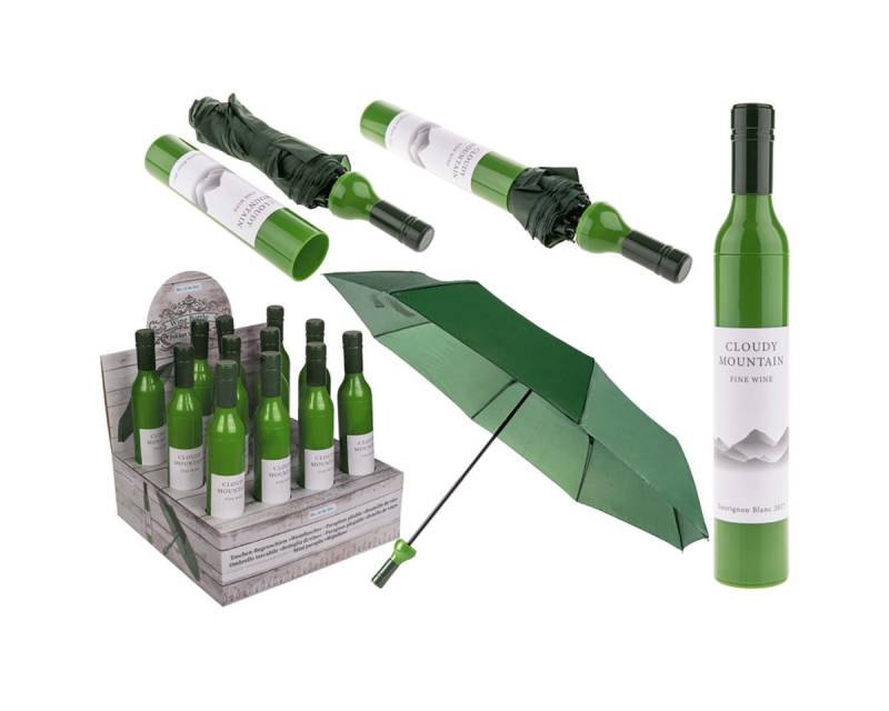 Stockregenschirm Regenschirm »Weißweinflasche«. von OTTO