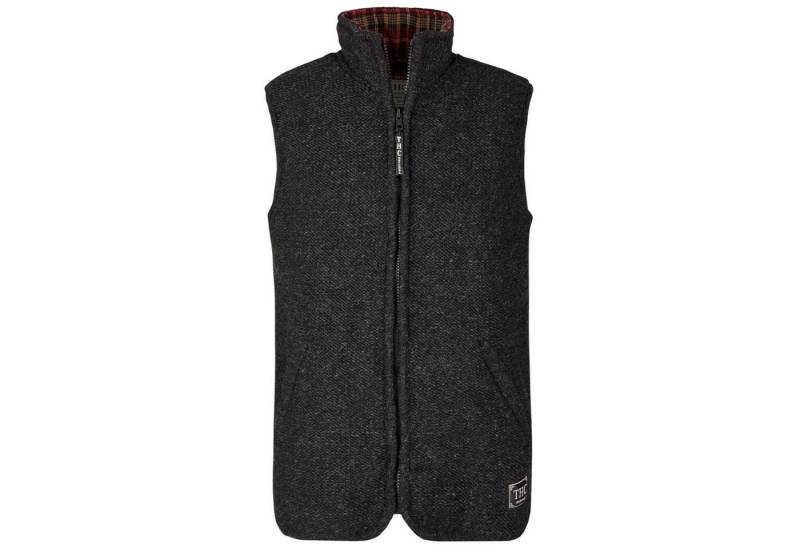 THC Natural Line Strickweste THC Schafwoll Strickweste 309 anthrazit (1 Stück, 1-tlg., 1 Stück) hervorragend kombinierbar von THC Natural Line