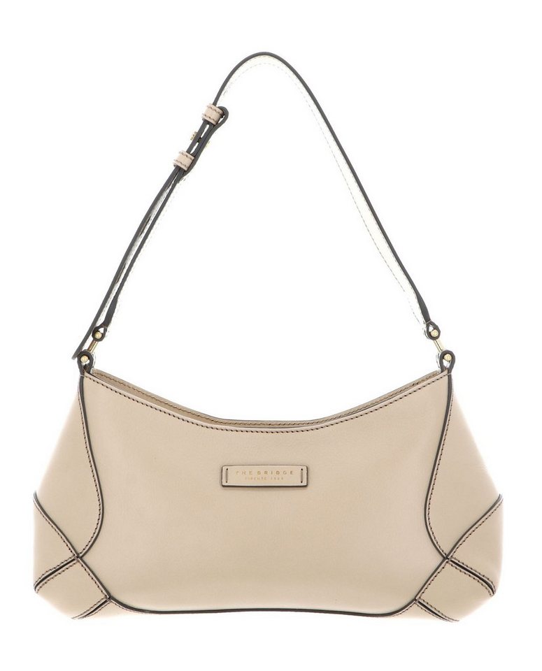 THE BRIDGE Schultertasche Shoulderbag, aus echtem Rindsleder von THE BRIDGE