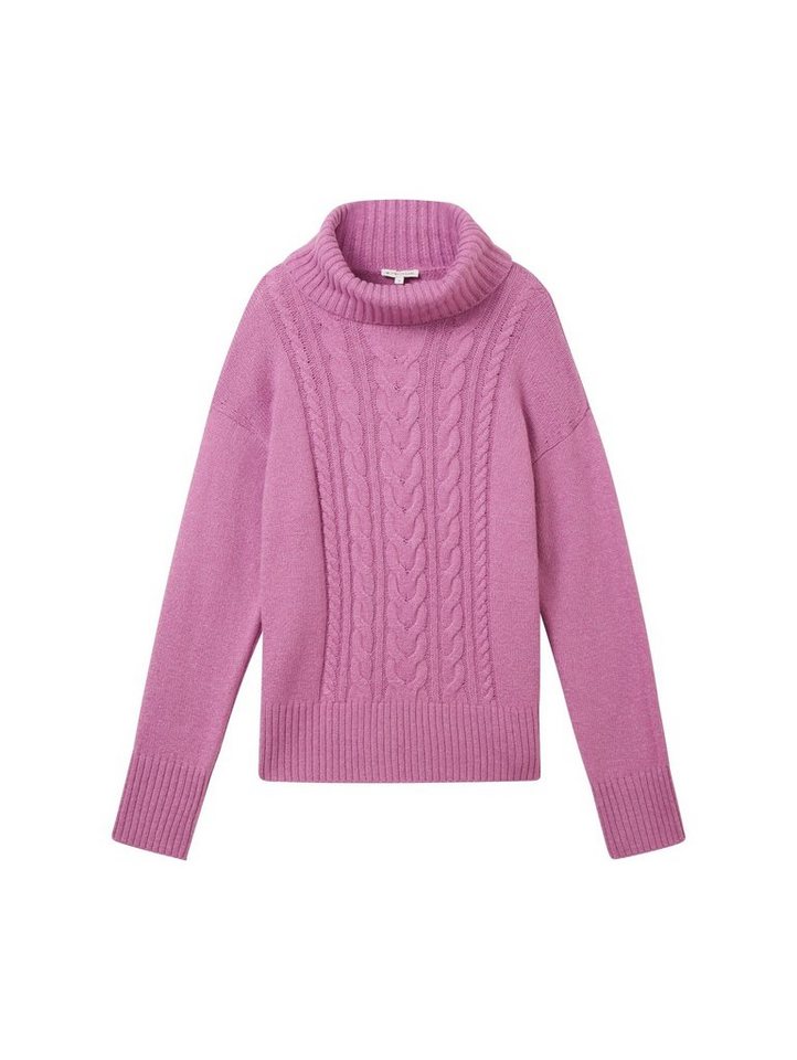 TOM TAILOR 2-in-1-Pullover Knit pullover cable turtleneck von TOM TAILOR