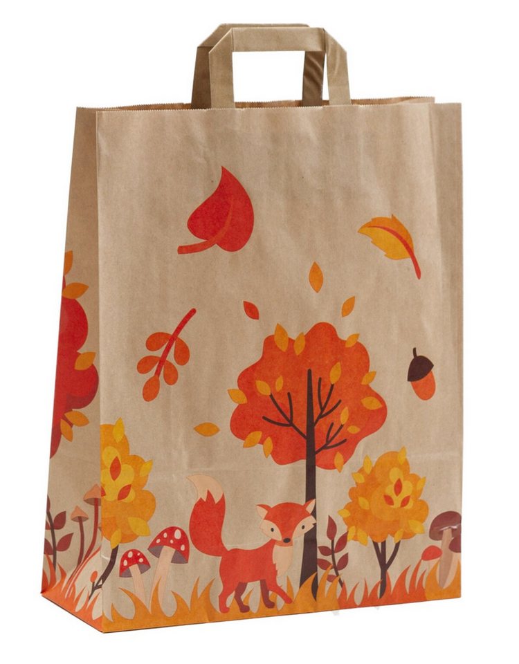 Tragetasche Papiertragetasche Motiv "Herbst", verschiedene Größen und Mengen (50-tlg) von OTTO