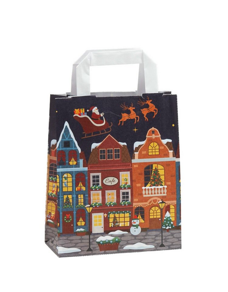 Tragetasche Papiertragetasche Motiv "Weihnachtsabend" (250-tlg., 18+08x22 cm) von OTTO