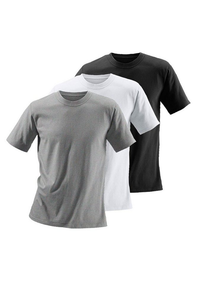 H.I.S T-Shirt (Packung, 3-tlg) aus Baumwolle perfekt als Unterziehshirt von H.I.S
