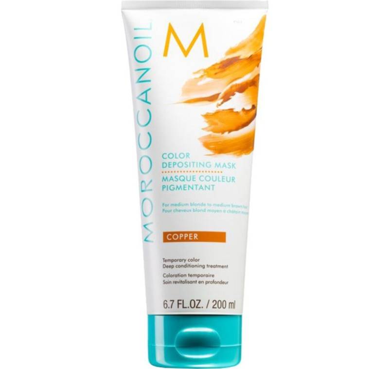 moroccanoil Haarmaske Color Depositing Haare färben Creme Maske für nährende Kupfer 200ml von moroccanoil