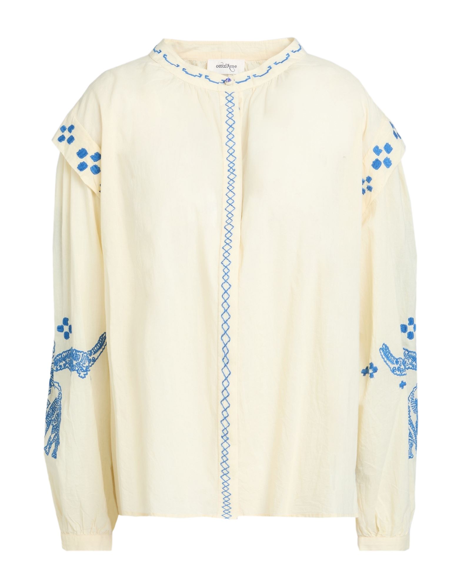 OTTOD'AME Hemd Damen Pastellgelb von OTTOD'AME