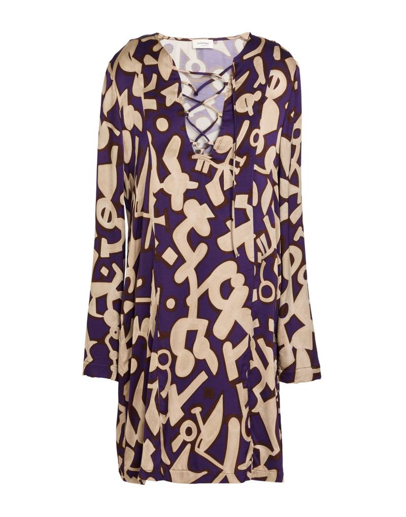 OTTOD'AME Mini-kleid Damen Dunkelviolett von OTTOD'AME