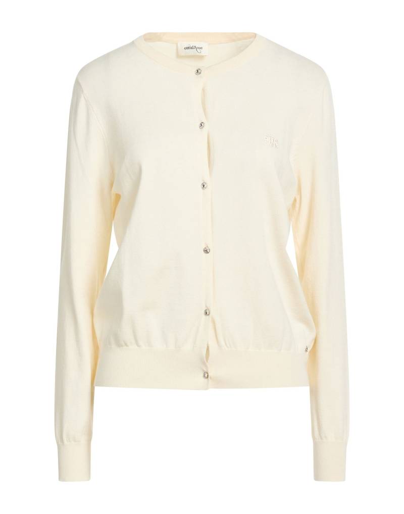 OTTOD'AME Strickjacke Damen Cremeweiß von OTTOD'AME