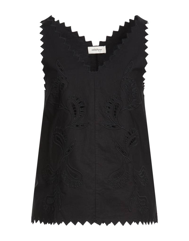 OTTOD'AME Top Damen Schwarz von OTTOD'AME