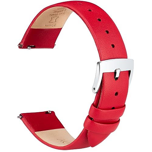 OTTOODY Leder Uhrenarmbänder 12mm 14mm 16mm 18mm 20mm 22mm Armband, Schnellverschluß Eleganten & Ultraweiches Leder Uhrenarmband für Damen Herren, Hochwertige Ersatz Leder Armband für Uhr & Smartwatch OTTOODY Leder Uhrenarmbänder 12mm 14mm 16mm 18mm 20mm 22mm Armband, Schnellverschluß Eleganten & Ultraweiches Leder Uhrenarmband für Damen Herren, Hochwertige Ersatz Leder Armband für Uhr & Smartwatch von OTTOODY