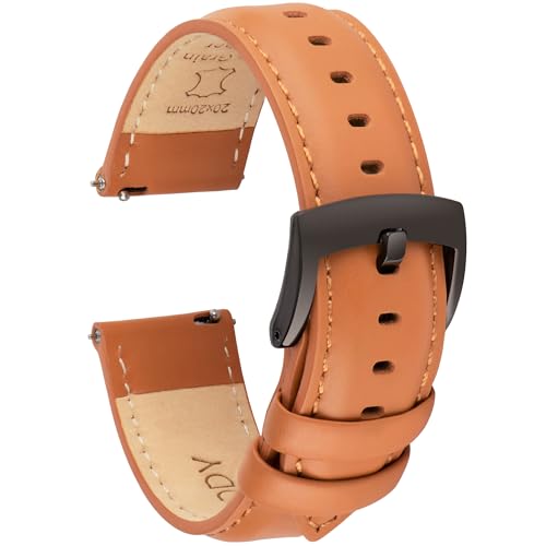 OTTOODY Leder Uhrenarmbänder 18mm-22mm, Schnellverschluß Elegantes Armband für Herren und Damen, Hochwertiger Ersatz für Uhr und Smartwatch OTTOODY Leder Uhrenarmbänder 18mm-22mm, Schnellverschluß Elegantes Armband für Herren und Damen, Hochwertiger Ersatz für Uhr und Smartwatch von OTTOODY