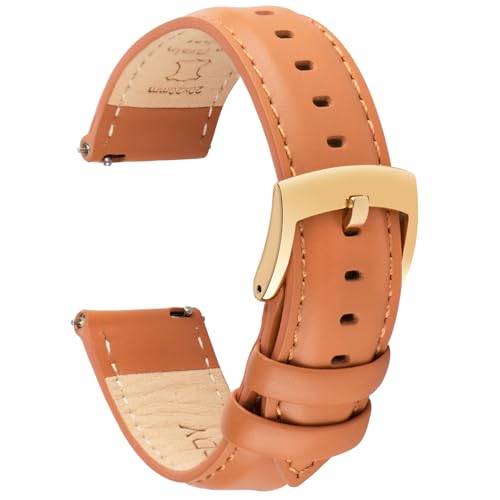 OTTOODY Leder Uhrenarmbänder 18mm 19mm 20mm 21mm 22mm Armband, Schnellverschluß Eleganten Leder Uhrenarmband für Herren und Damen, Hochwertige Ersatz Leder Armband für Uhr und Smartwatch OTTOODY Leder Uhrenarmbänder 18mm 19mm 20mm 21mm 22mm Armband, Schnellverschluß Eleganten Leder Uhrenarmband für Herren und Damen, Hochwertige Ersatz Leder Armband für Uhr und Smartwatch von OTTOODY