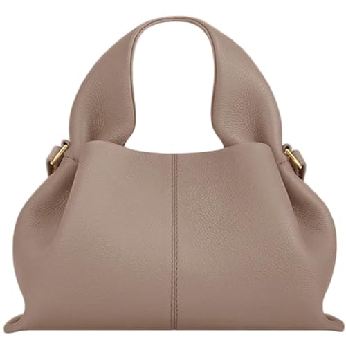 OTroyllvaoT Cloud Pouch Dumpling Clutch Geldbörse Damen Tote Schulter Retro Crossbody Bag Casual Dumpling Hobo Bag (Gray,Small) von OTroyllvaoT