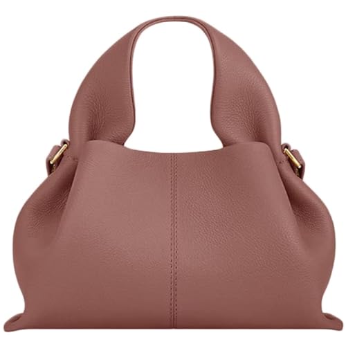 OTroyllvaoT Cloud Pouch Dumpling Clutch Geldbörse Damen Tote Schulter Retro Crossbody Tasche Casual Dumpling Hobo Bag, Dry Rose, 12.6*6.3*7.8in von OTroyllvaoT