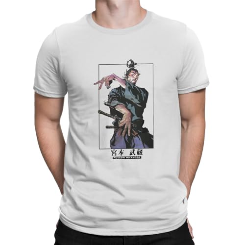 Colored Panel Style Polyester Tshirt Vagabond Miyamoto Musashi Sasaki Kojiro Manga Comfortable Creative Graphic T Shirt Stuff Grey XL Colored Panel Style Polyester Tshirt Vagabond Miyamoto Musashi Sasaki Kojiro Manga Comfortable Creative Graphic T Shirt Stuff Grey XL von OU LU
