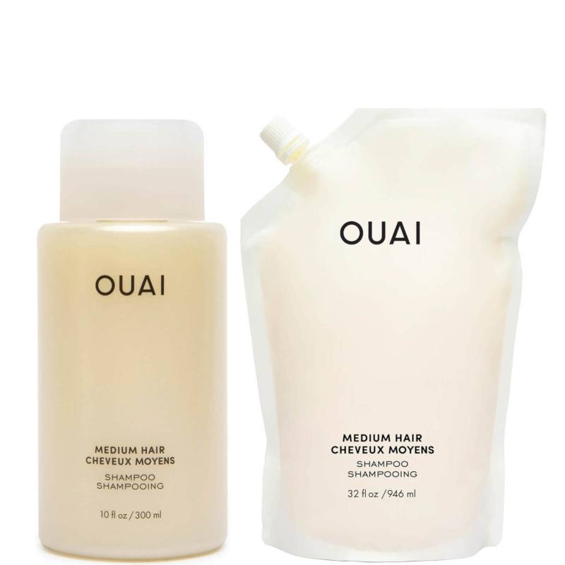OUAI Medium Shampoo and Refill Bundle von OUAI