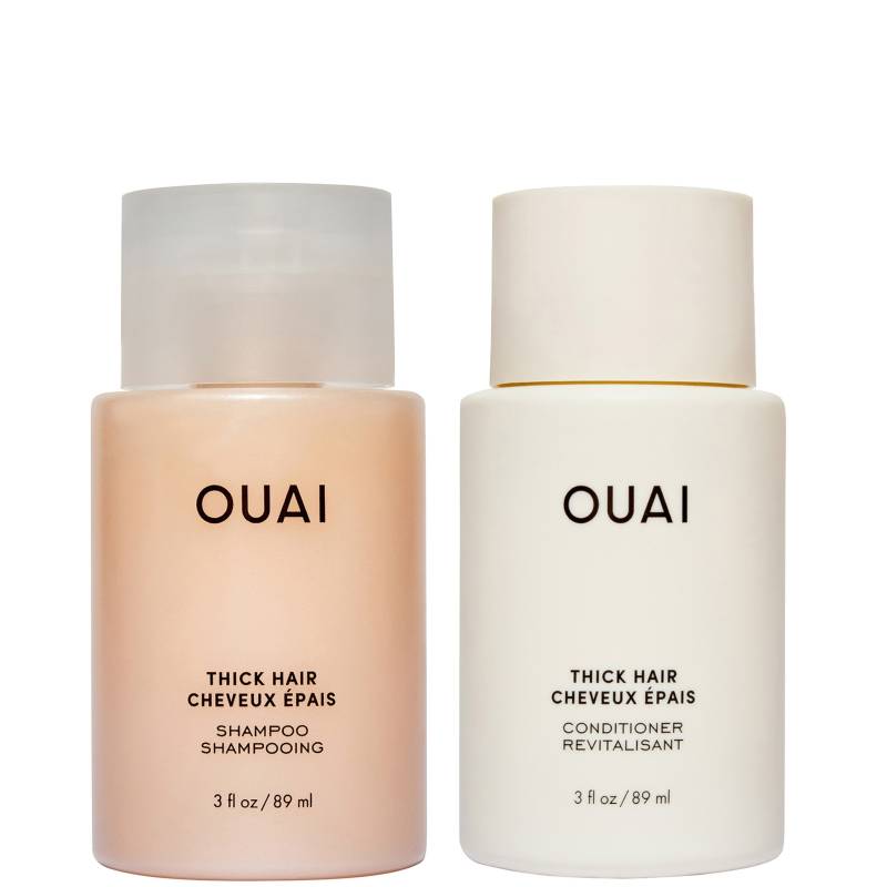 OUAI Thick Shampoo and Conditioner Travel Bundle von OUAI