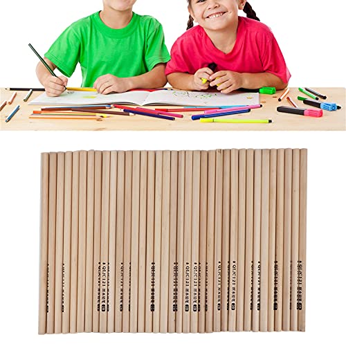 50PCS 2B Bleistift Graphit Bleistift Umweltschutz Holz HB 2B Bleistift Graphit Schreibstift (2B Dreieck) von OUCRIY