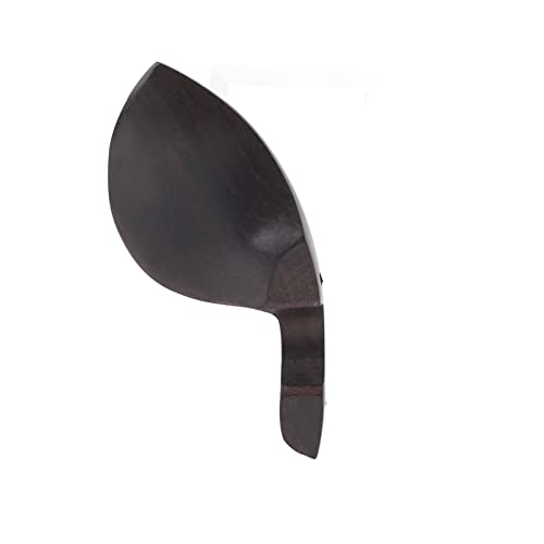 Ebenholz Violin-Kinnstütze mit Standardbügel für 4/4-Format Musik Inst44 Halterung 13×7×6 Ebenholz Violinstütze mit Standardbügel für 4/4-Größe Musikinstrument von OUCRIY