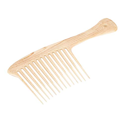 Männer Retro Öl Haar Friseur Kamm Tragbare Breite Große Zahn Kamm Für Afro Haar Kamm Holz 22 × 10 × 1 Männer Retro Öl Haar Friseur Kamm Tragbare Breite Große Zahn Frisur Kamm von OUCRIY