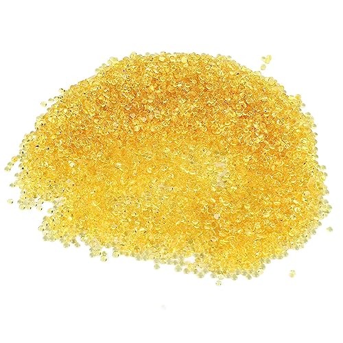 Siegelwachsperlen, Goldfarben, Geruchlos, Rauchfrei, Transparent, Schnell Trocknende Wachsstempelperlen für die Herstellung von Umschlagkarten von OUCRIY